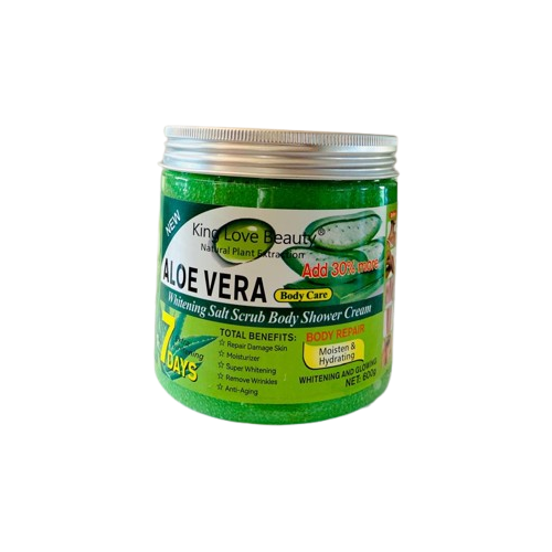 King Love Beauty Aloe Vera Salt Scrub (600g)