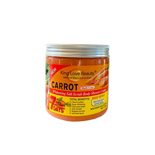 King Love Beauty Carrot And Salt Whitening Scrub (600g)