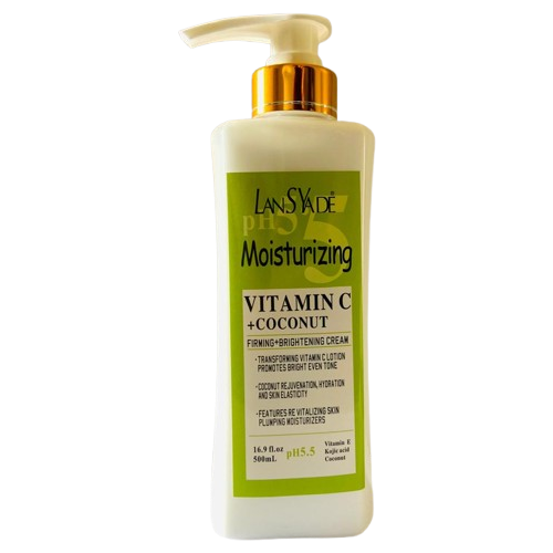 Lansyade Moisturizing Vitamin C+ Coconut Cream (500ml)