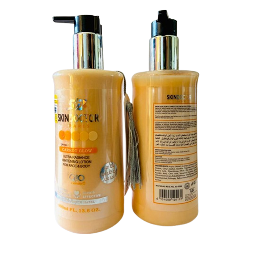 Skin Doctor Carrot Glow Ultra Radiance Face And Body Lotion (400ml) - Image 2
