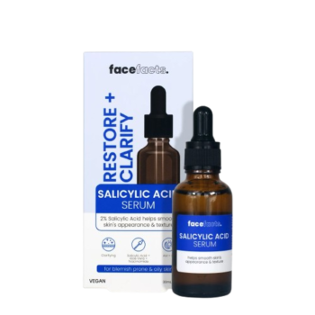 FaceFacts Restore + Clarify Salicylic Acid Serum (30ml)